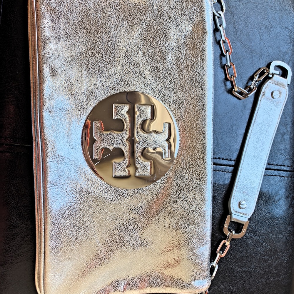 Tory Burch Silver Bag